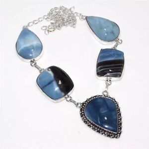 Owyhee Opal silver necklace
